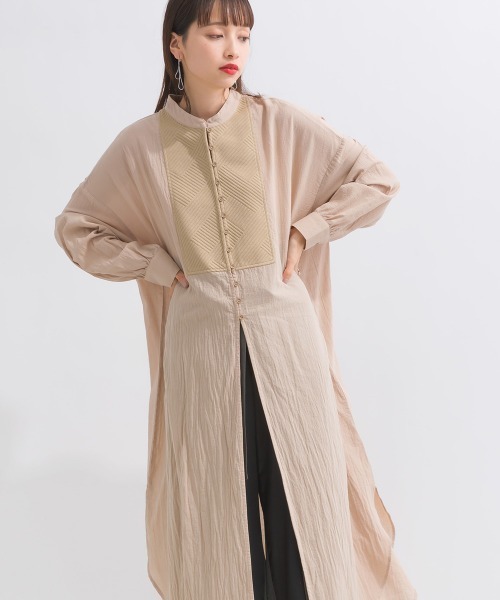 「terrace」 長袖ワンピース MEDIUM ブラック レディース_画像8