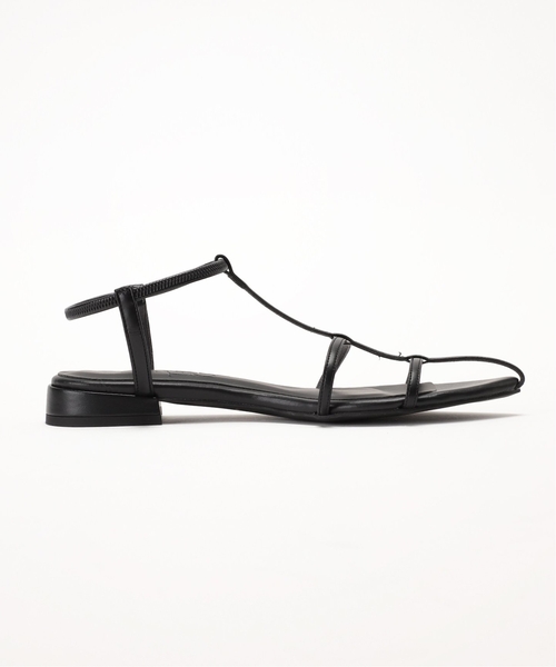 「LE TALON」 フラットサンダル SMALL ブラック系その他 レディース_画像4