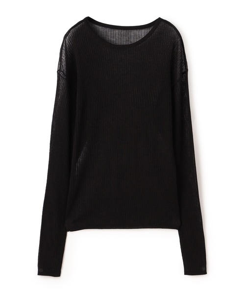 「N.O.R.C」 長袖ニット フリー ブラック レディース_画像8