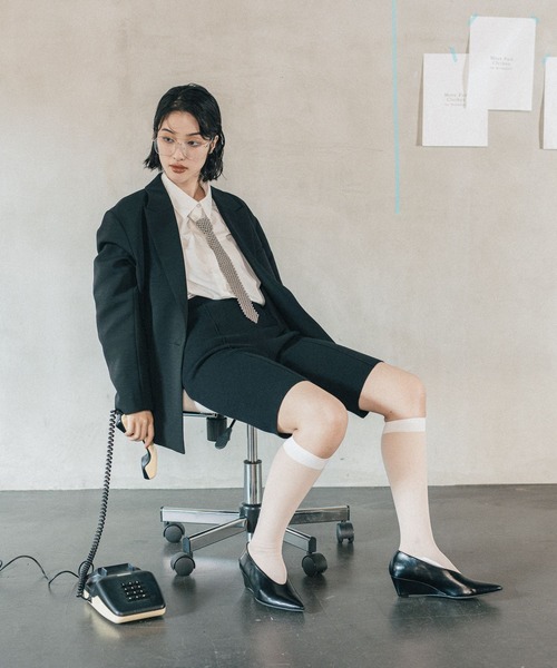 LEPSIM（レプシィム） ハーフパンツ パンツ 短パン 「オフィスライン
