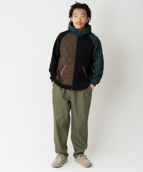 「gym master」 ジップアップパーカー MEDIUM グリーン メンズ_画像2