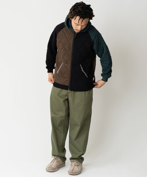 「gym master」 ジップアップパーカー MEDIUM グリーン メンズ_画像3