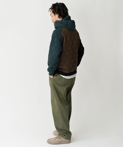 「gym master」 ジップアップパーカー MEDIUM グリーン メンズ_画像4