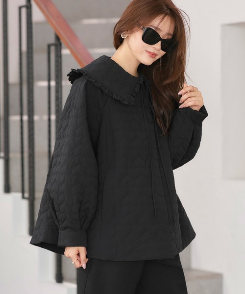 RUIRUE BOUTIQUE（ルイルエブティック） コート アウター 襟付き 中綿