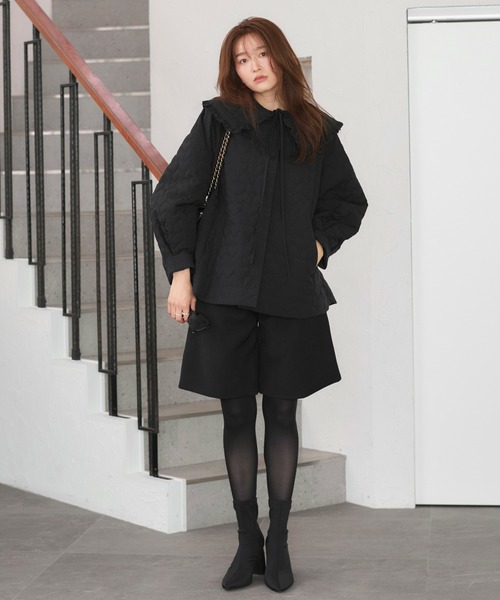 RUIRUE BOUTIQUE（ルイルエブティック） コート アウター 襟付き 中綿