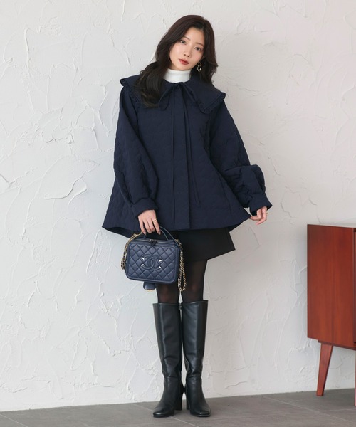 RUIRUE BOUTIQUE（ルイルエブティック） コート アウター 襟付き 中綿