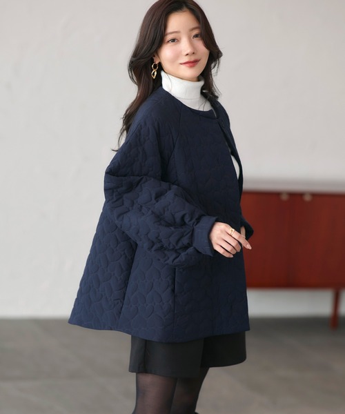 RUIRUE BOUTIQUE（ルイルエブティック） コート アウター 襟付き 中綿