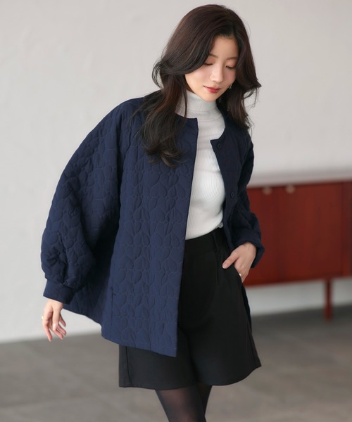 RUIRUE BOUTIQUE（ルイルエブティック） コート アウター 襟付き 中綿