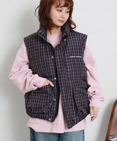 ABODE OF ダウンベスト mihns closet（ミンズクローゼット） ダウンベスト ベスト スタンド
