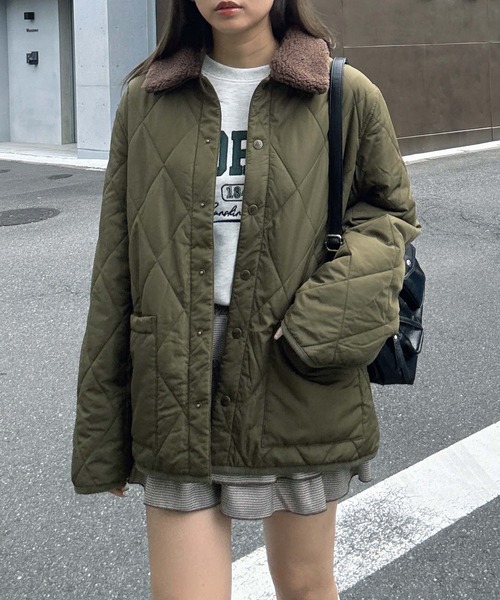 AS KNOW AS（アズノゥアズ） ブルゾン アウター衿取り外し可能 2WAY