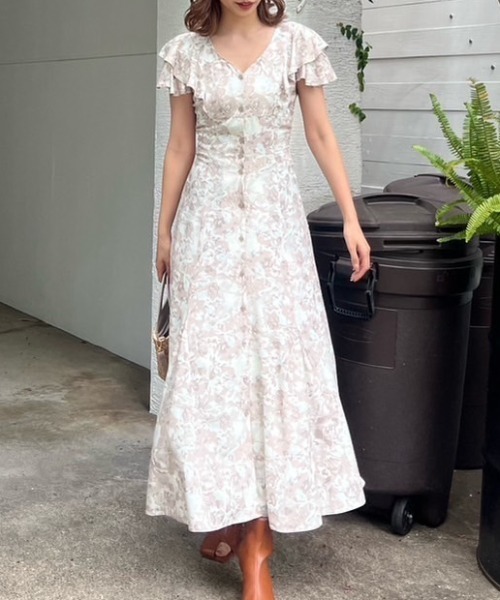 「rienda」 半袖ワンピース SMALL ブラック レディース_画像5