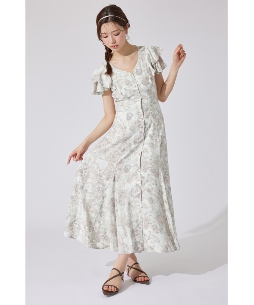 「rienda」 半袖ワンピース SMALL ブラック レディース_画像6