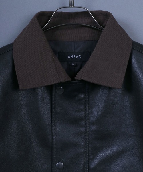 「ANPAS」 ブルゾン M ブラック メンズ_画像3