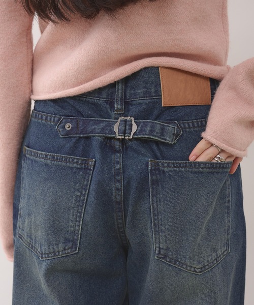 MUHET（ミュエータ） ジーンズ デニム デニムパンツ cinch-back flare
