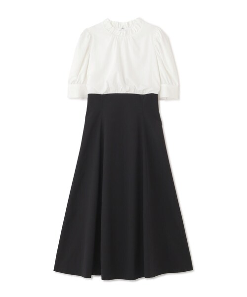 「PROPORTION BODY DRESSING」 半袖ワンピース MEDIUM ブラック レディース_画像2