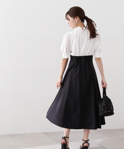 「PROPORTION BODY DRESSING」 半袖ワンピース MEDIUM ブラック レディース_画像5