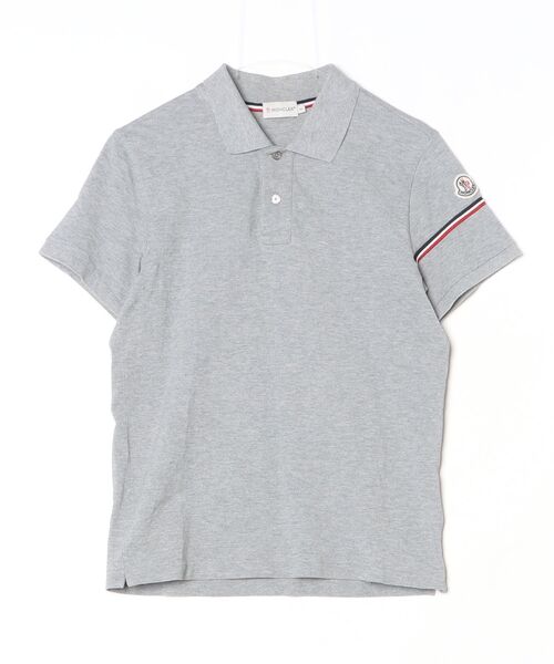 グレー モンクレール　S ポロシャツ MONCLER（モンクレール） 半袖ポロシャツ S グレー メンズ : ZOZOTOWN