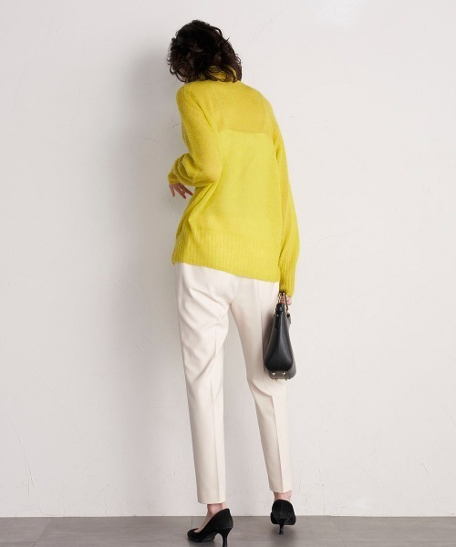 「la.f…」 長袖ニット 9号 ブルー レディース_画像2