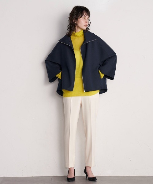 「la.f…」 長袖ニット 9号 ブルー レディース_画像4