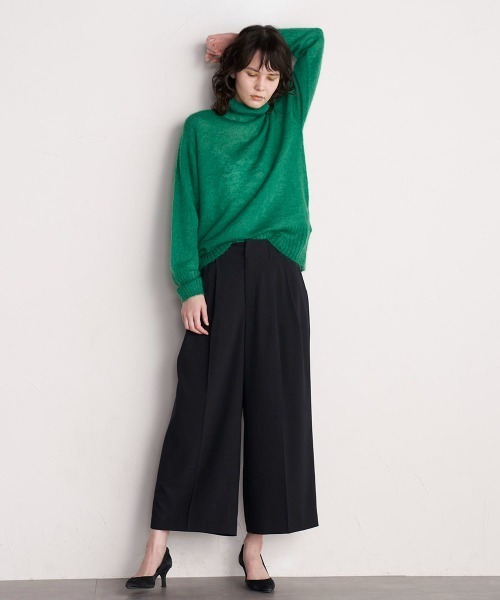 「la.f…」 長袖ニット 9号 ブルー レディース_画像5