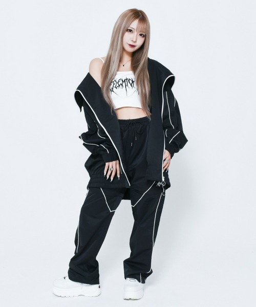 「REFLEM」 ブルゾン FREE ライトパープル レディース_画像6