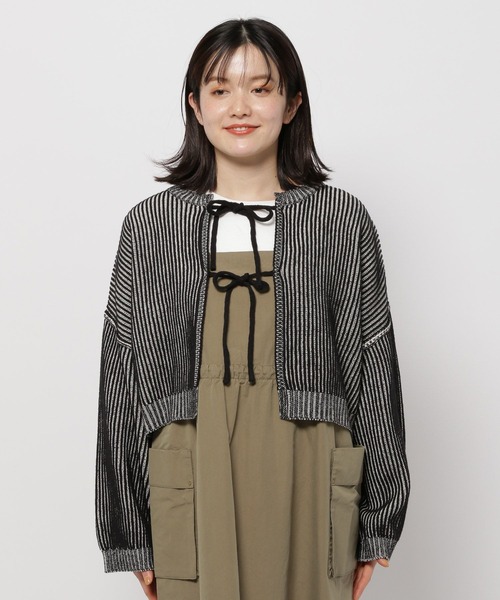 niko and…（ニコアンド） ニットカーディガン FREE ブラック