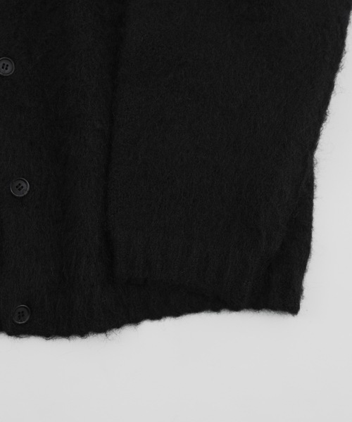 「remer」 ニットカーディガン LARGE ダークブルー メンズ_画像7