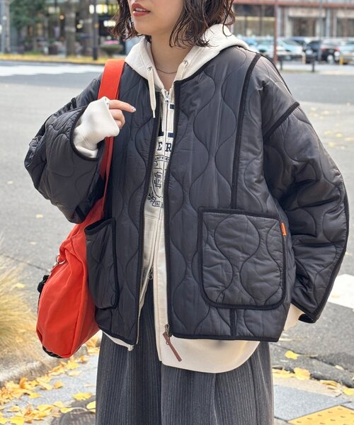 CPCM（シーピーシーエム） ブルゾン アウター 切替キルティング