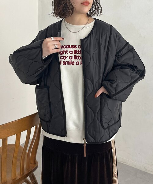 CPCM（シーピーシーエム） ブルゾン アウター 切替キルティング