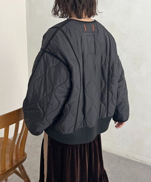 CPCM（シーピーシーエム） ブルゾン アウター 切替キルティング