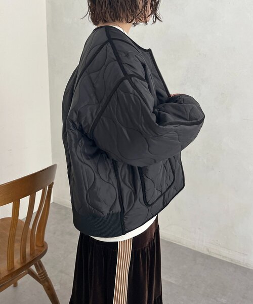 CPCM（シーピーシーエム） ブルゾン アウター 切替キルティング