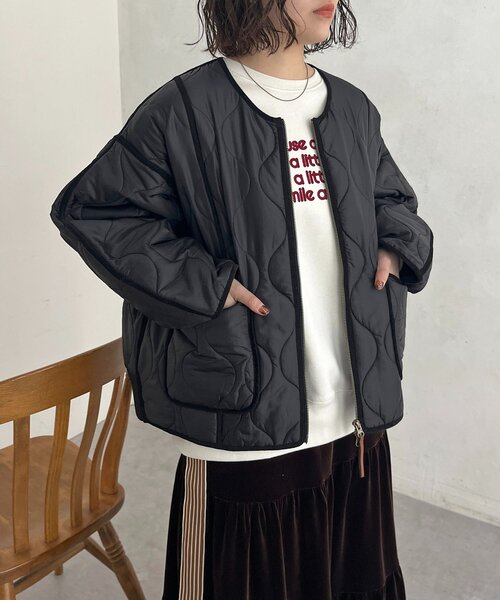 CPCM（シーピーシーエム） ブルゾン アウター 切替キルティング