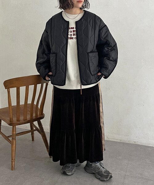 CPCM（シーピーシーエム） ブルゾン アウター 切替キルティング