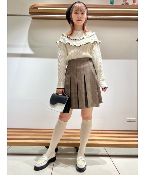 「FURFUR」 長袖ニット FREE ブルー レディース_画像5