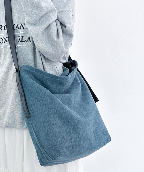 「JOHNNY WOLF」 2WAYバッグ フリー ブルー メンズ_画像4
