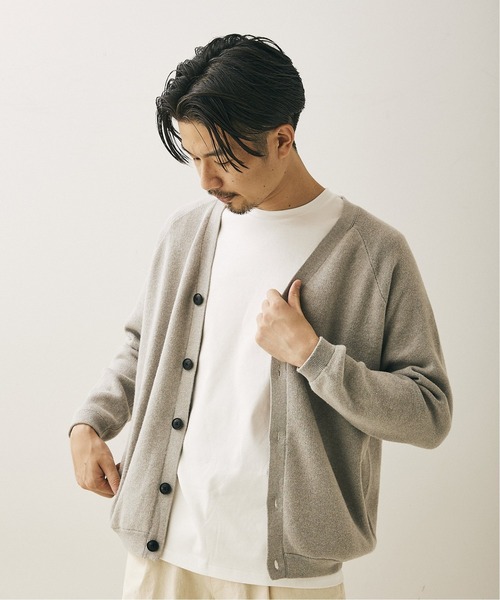 「417 EDIFICE」 ニットカーディガン MEDIUM ネイビー メンズ_画像8