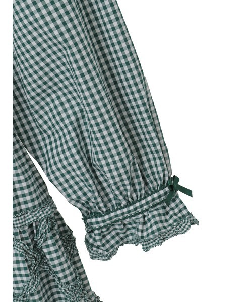 PINK HOUSE（ピンクハウス） ワンピース ギンガムチェックミディ