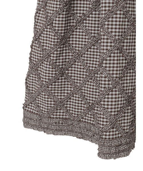 月*様 ピンクハウス　ワンダフルワールド　ギンガムチェック柄ワンピースサッシュベ 月*様 ピンクハウス ワンダフルワールド ギンガムチェック柄ワンピース