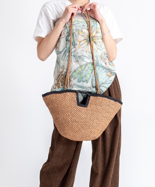 アパルトモン Heidi  ラフィアカゴバッグ L'Appartement ◇HEIDI KLEIN Raffia Bag - メルカリ