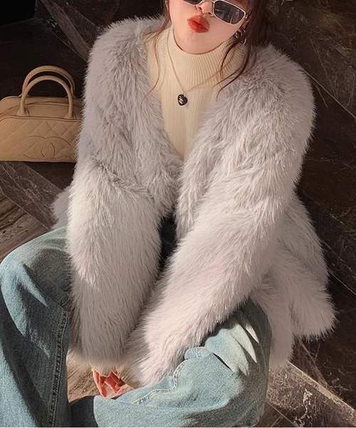 「MAISON DE THERESE」 長袖ニット FREE ブラック レディース_画像3