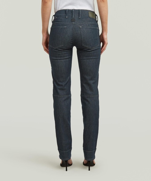 ジーンズ デニム デニムパンツ Dartt Zip Slim Jeans/立体裁断ジップディテールスリムジーンズ レディースの画像