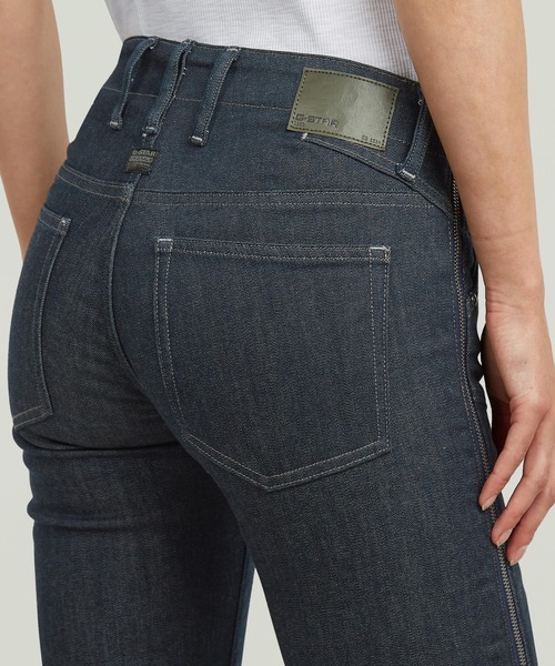 ジーンズ デニム デニムパンツ Dartt Zip Slim Jeans/立体裁断ジップディテールスリムジーンズ レディースの画像