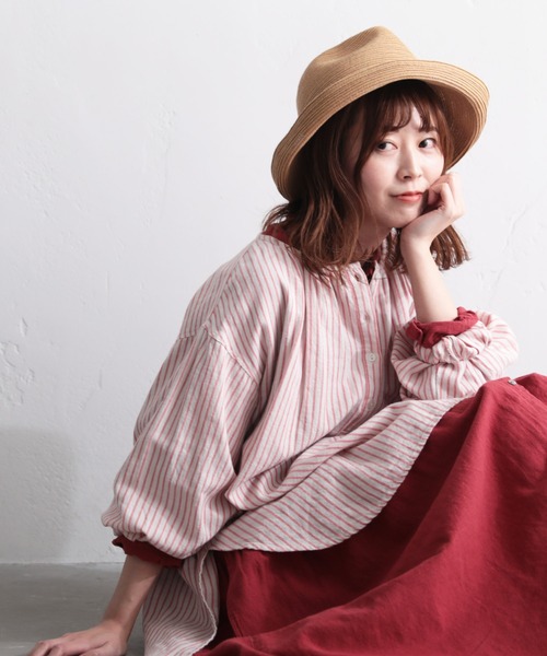 「soulberry」 長袖チュニック M ピンク レディース_画像5