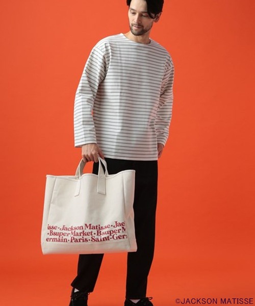 「JACKSON MATISSE」 ボストンバッグ FREE クリアブルー メンズ_画像5