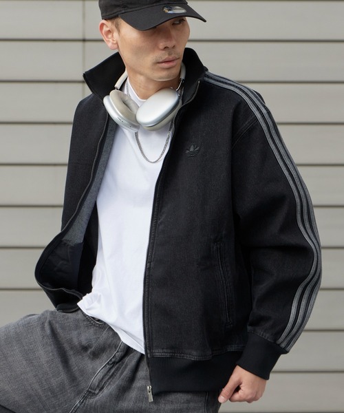 Adidas originals ADICOLORデニムジャケット ブラック S adidas（アディダス） デニムジャケット gジャン ADICOLOR DENIM
