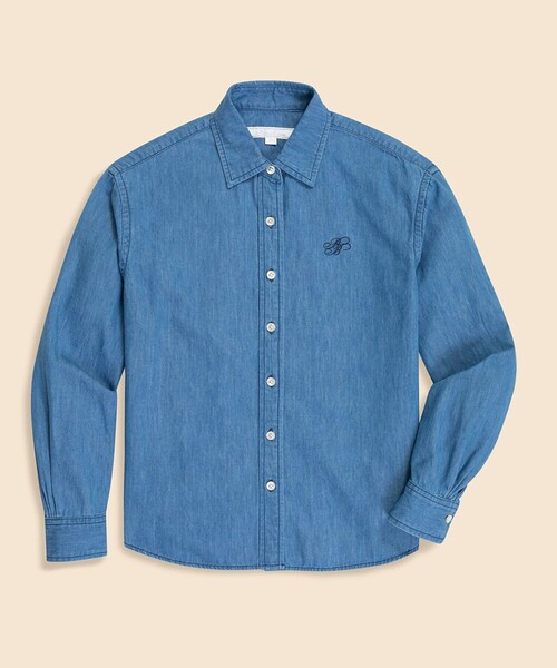 ブルックスブラザーズ BrooksBrothers フリル ブラウス シャツ BROOKS BROTHERS ブルックスブラザーズ 2 フリル ブラウス - メルカリ
