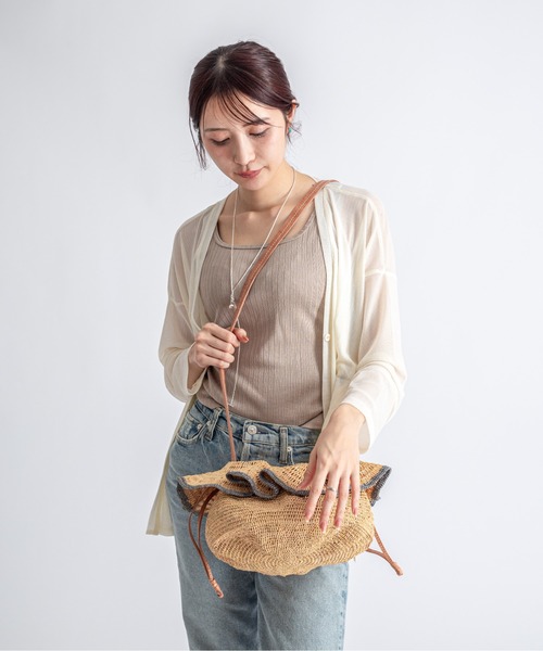MADE IN MADA ラフィアカゴバッグ セール】【MADE IN MADA /メイドインマダ】かごバッグ ラフィア トート