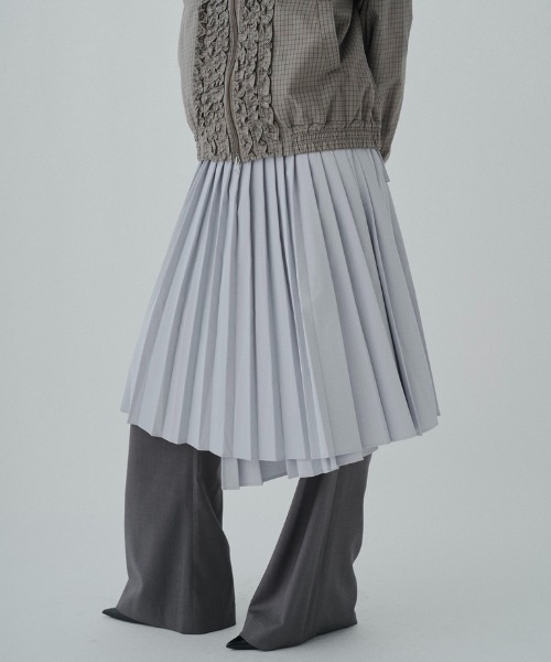 FEKETE（フェケテ） スカート wrapping pleated skirt / ラッピング