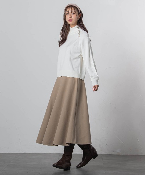 「QUEENS COURT」 長袖ニット M ブラック レディース_画像5