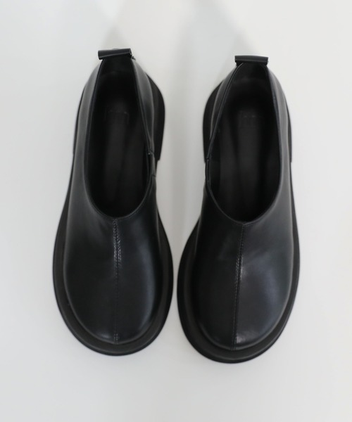 「hiamu」 シューズ 24.0cm ブラック レディース_画像7